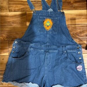 Disney Pixar Up Junior Wilderness Explorer Embroidered Shortalls